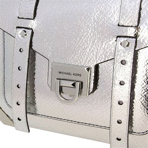 michael kors satchel bags|michael kors manhattan silver bag.